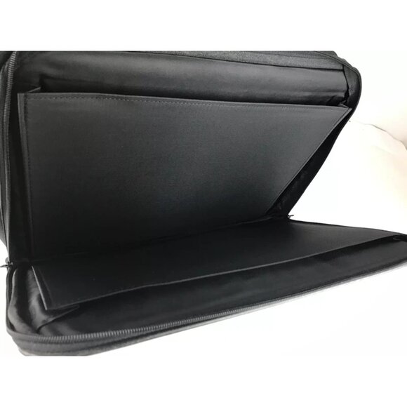 Dell Unisex Black‎ Padded Water Resistant Laptop Carrying Briefcase - Picture 9 of 10